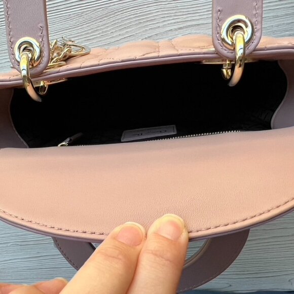 Lambskin Cannage Small My ABCDior Lady Dior Fard - Picture 10 of 16